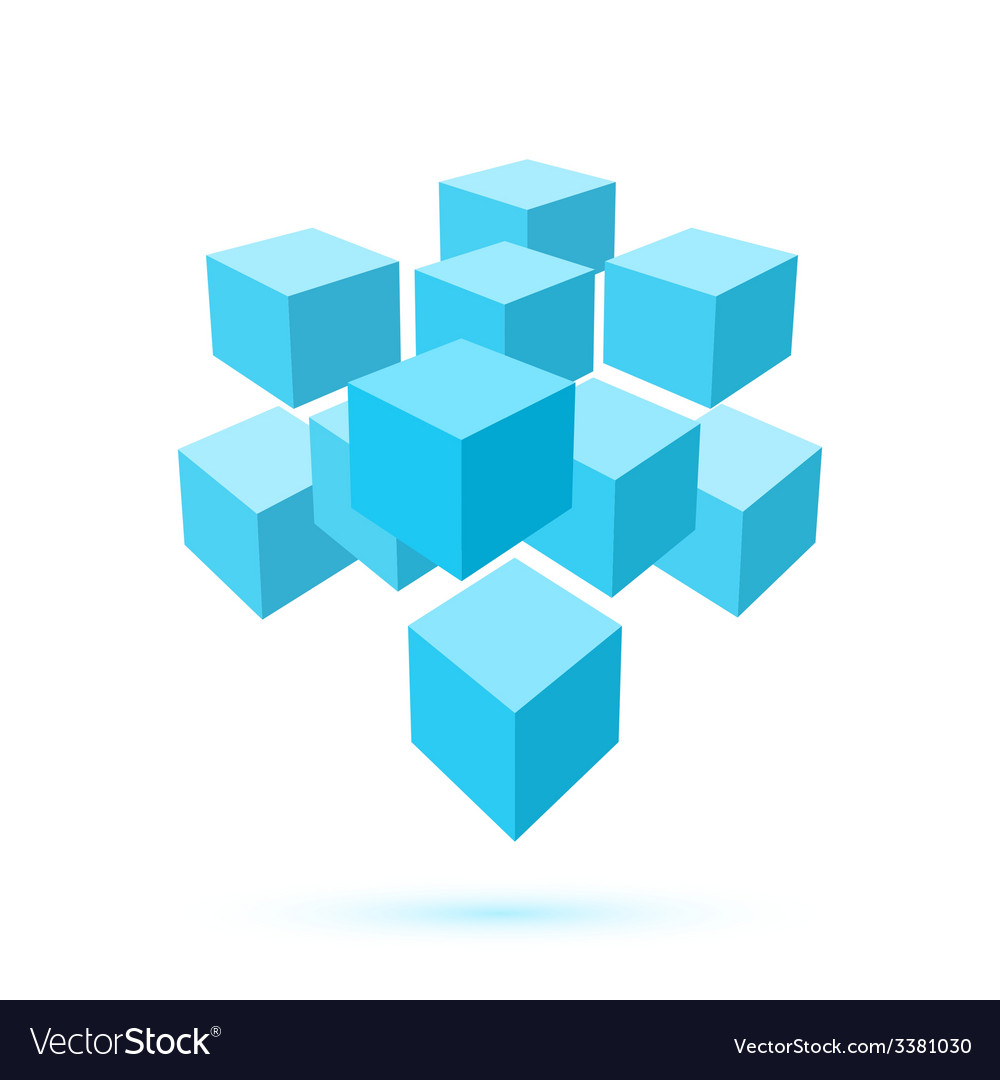 blue cube icon for mac design program